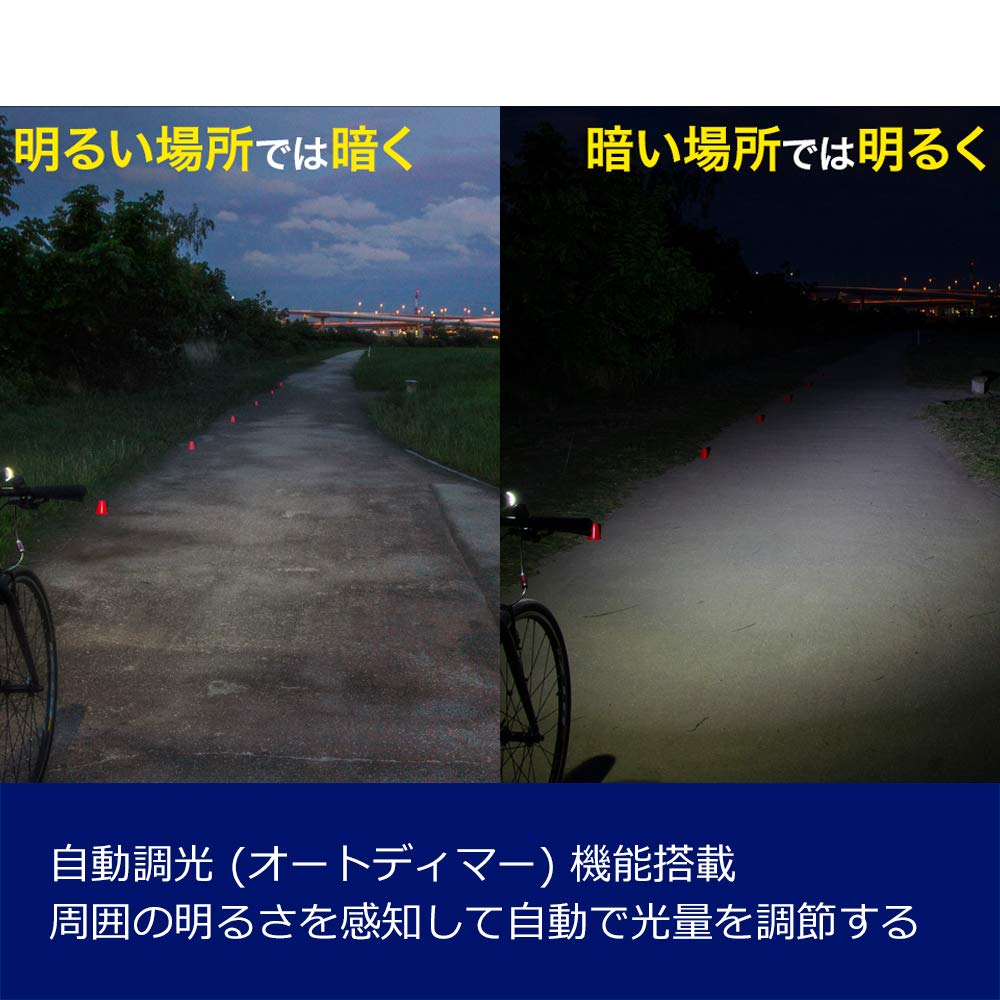 GENTOS Bicycle Light LED Bike Light USB Rechargeable Powerful 750