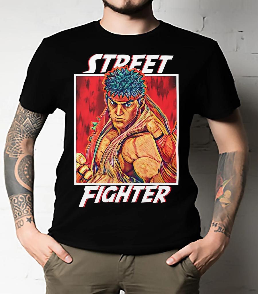 Men's and Women's T-shirts Street Fighter – Ryu