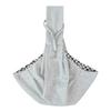 Reversible Pet Carrier Bag for Small Dogs & Cats, Breathable Soft Polyester with Wide Shoulder Strap and Pocket, Snap Closure