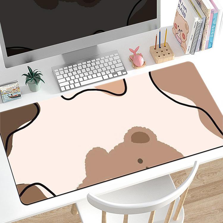 Mousepad Home Computer Table Large Pc Mouse Pad Art Keyboard Mause Rug Desk Mat Office Accessories