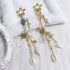 Shellfish Fish and Jellyfish Shell Key Chain Beaded Pendant for Phone and Camera Cases Stylish Bag Accessory for Women