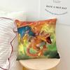 Cute Fanart C-Charizard Cool Cushion Cover Comfortable Soft Pillow Case for Sofa Living Room Home Office Decor Protective Covers