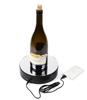 R-STYLE 4kg Weight Capacity, 20cm Diameter, 360-Degree Mirror Turntable, Electric Turntable with Battery and USB Power Supply, Low Power Consumption,