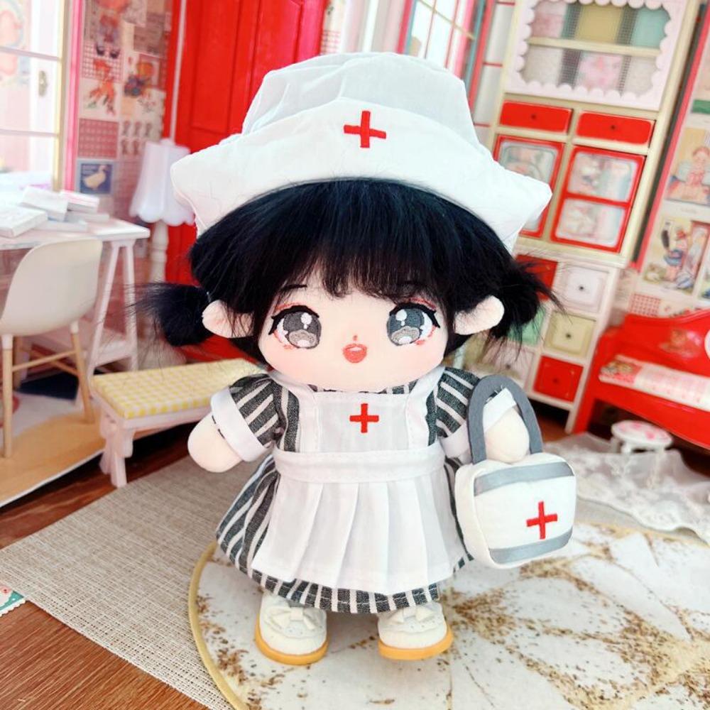 Nurse Dress Set 20CM Cotton Doll Clothes Replacement Plush Toys Clothes 20cm Cotton Doll
