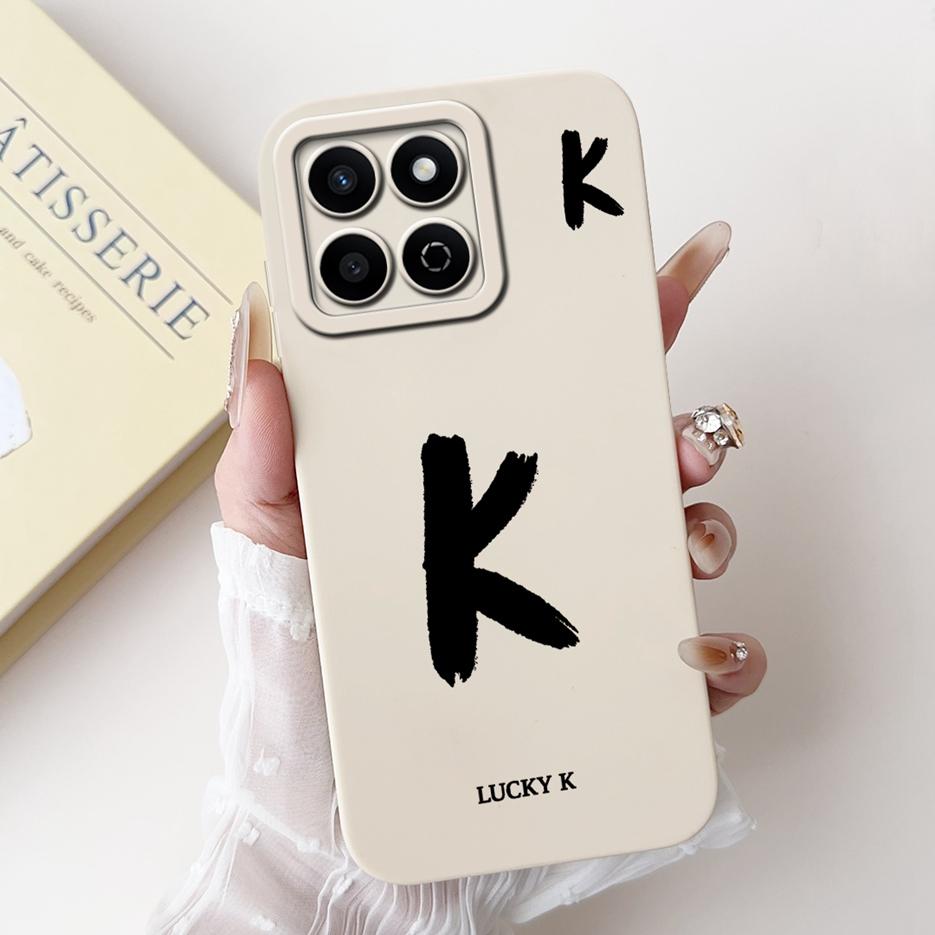 For Honor X7C Case ALT-LX2 Cute Lucky Letters Cover Shockproof Soft TPU Phone Case For Honor 200 Smart HonorX7C Back Cover Coque