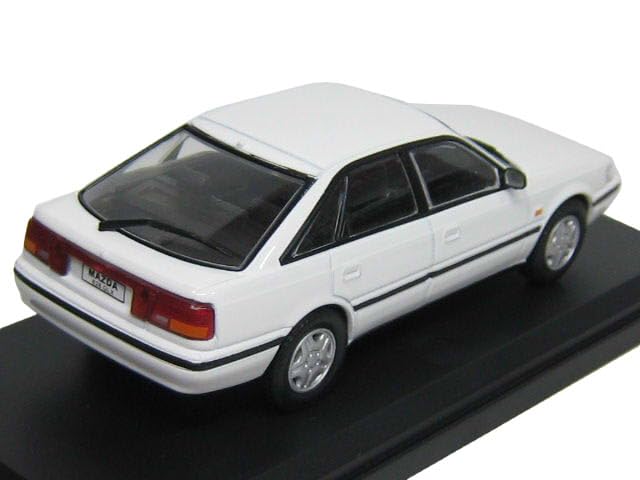 IXO scale Mazda Capella 626GLX 1987 White 1/43