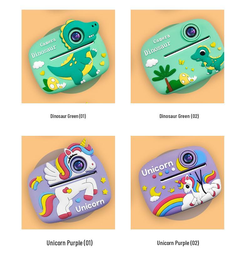 D1 Polaroid Kids Mini Cameră Duală: Imprimare de înaltă definiție și jucărie digitală