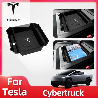 Car Sticker For Cybertruck Armrest Box Storage Box Central Control Armrest Accessories Tools Car Modification