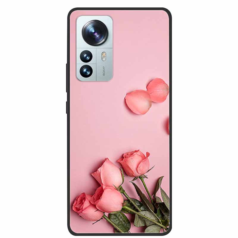For Xiaomi 12T Pro Phone Case Cover Lion Wolf Black Soft Silicone Case For Xiaomi 12T Pro Back Cover Case 12 T 12TPro Funda Capa