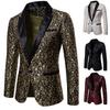 Herren Blumen Partykleid Jacquard Mode Design Anzug Stilvolle Dinnerjacke Hochzeitsblazer Abschlussball Smoking