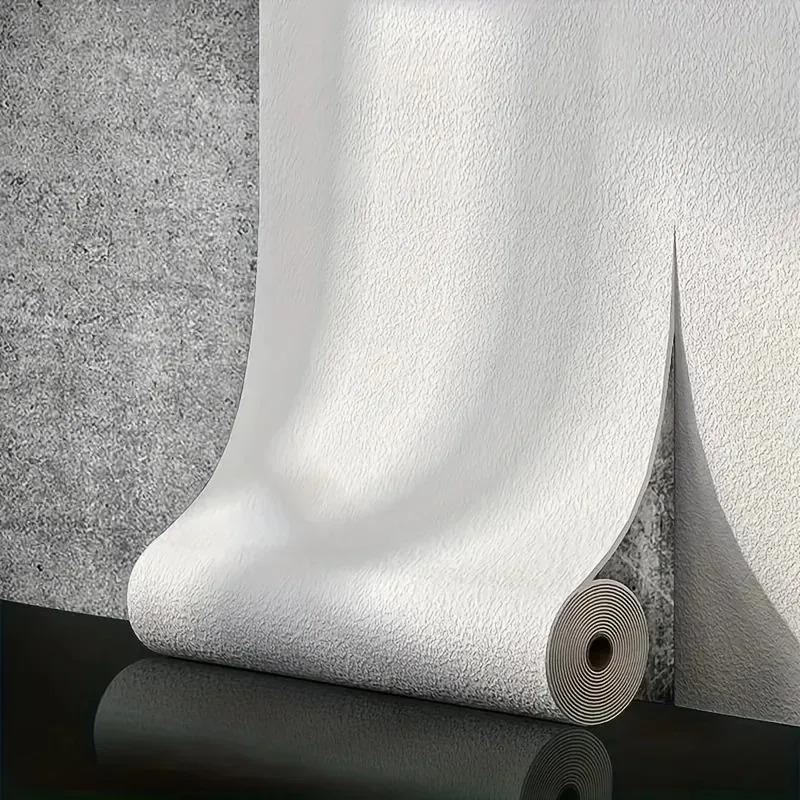 50cm Samolepicí Pěnový Nástěnný Panel Široký 3D Lněná PVC Textura Vodotěsný Zvukotěsný Odnímatelný pro Obývací Pokoj Ložnici Domácí Dekorace