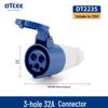 Datong Waterproof 3, 4, 5-Core 32A 16 Three-Phase Male & Female Connector Socket