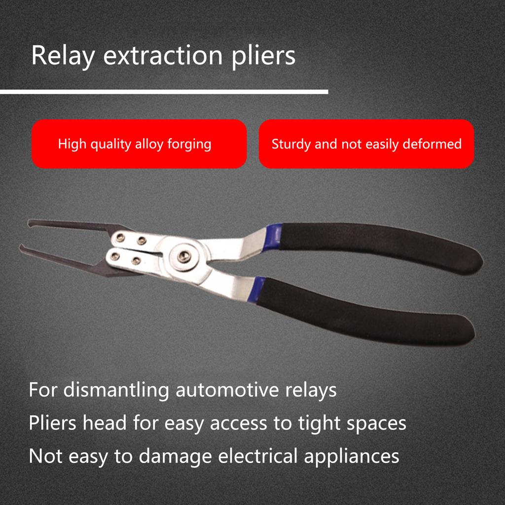 Automobile Relay Fuse Puller Install Removers Plier Auto Repair Tool Install ToolAutomotive Relay Disassembly Clamps