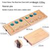 Kids' Gem African Chess Puzzle: Wooden Beads Sorting & Planting Checker Game