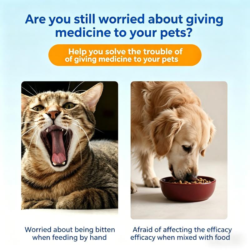 Dispenser Efficace per Pillole per Animali con Punta Morbida per Somministrazione Senza Problemi di Farmaci per Gatti e Cani
