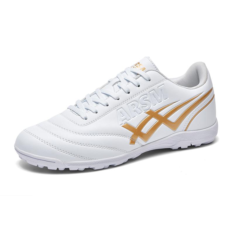 Hochwertige TF Fußballschuhe für Herren Outdoor Rutschfest Herren Fußballschuhe Modedesign Leichtgewicht Jugendliche Futsal Sneaker