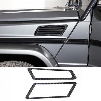 Carbon Fiber Side Fender Air Vent Outlet Trim Cover For Benz G Class 2007-2018