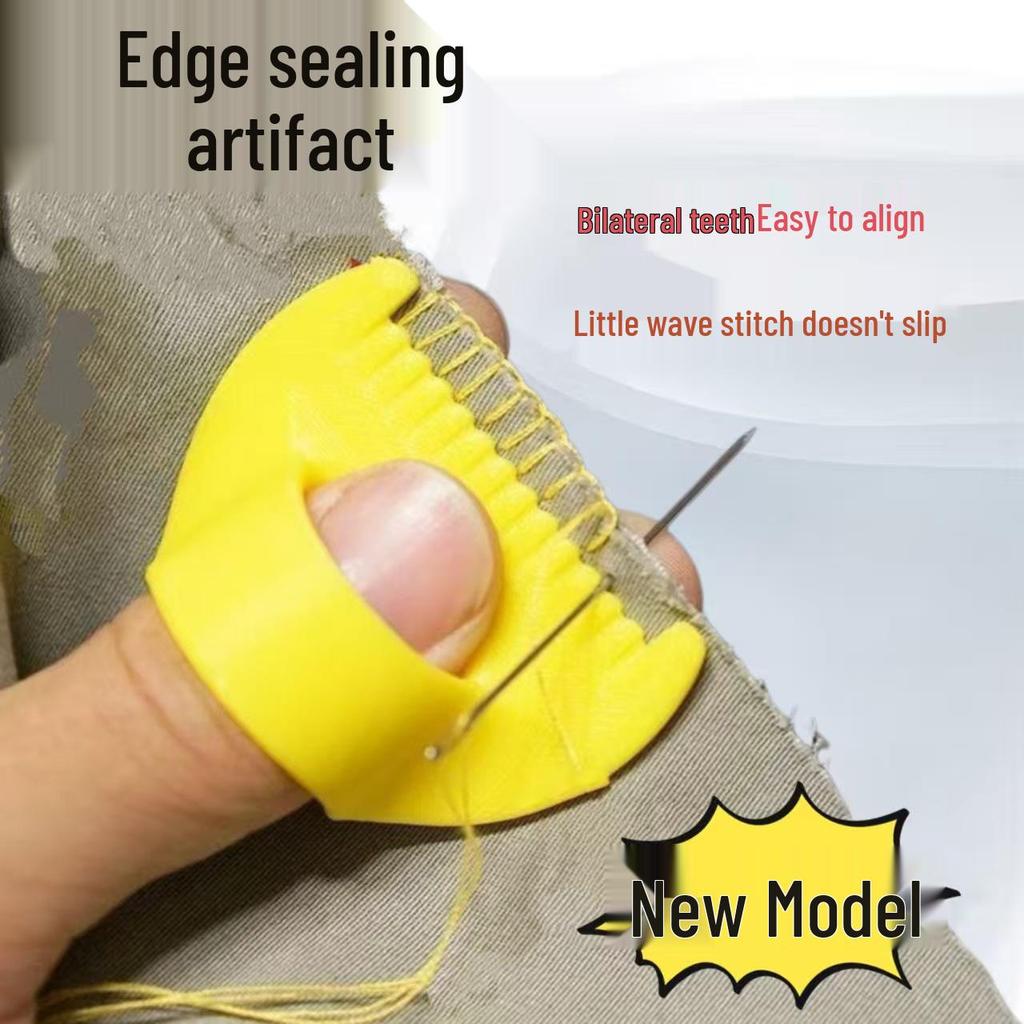 Cross-Stitch Edge Locking Tool: 3D Printed DIY Hand Sewing Accessory