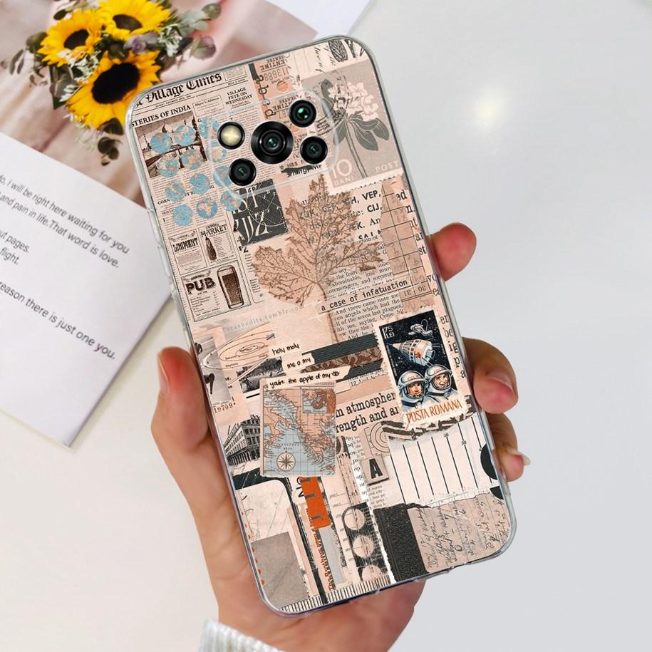 For Xiaomi Poco X3 Pro Phone Case Soft Silicon TPU Shockproof Coque For Poco X3 PocoX3 X 3 NFC Back Cover Bumper Astronaut Funda
