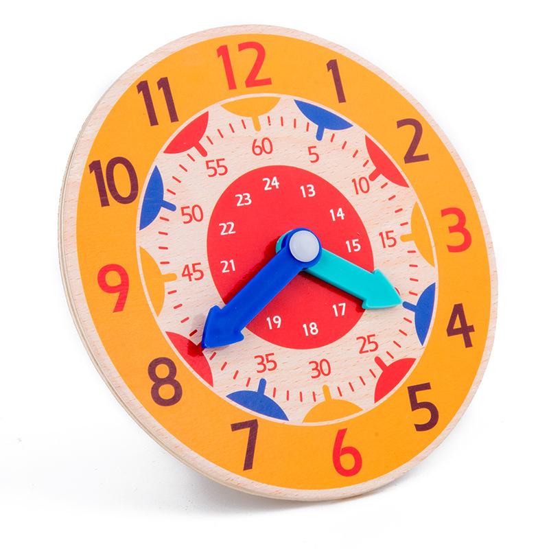 Montessori Children's Clock Toys Cognitive Digital Time Fun Learning Games Clocks Early Learning Educational Toys for Children