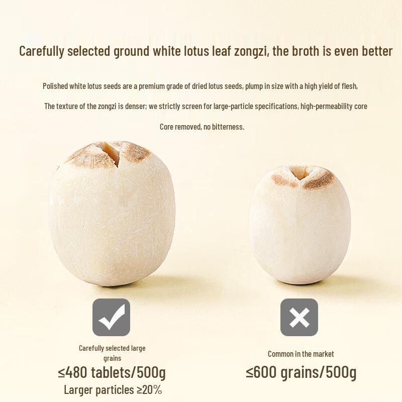 Fangjiapuzi Premium Xiangtan Lotus Seeds 500g