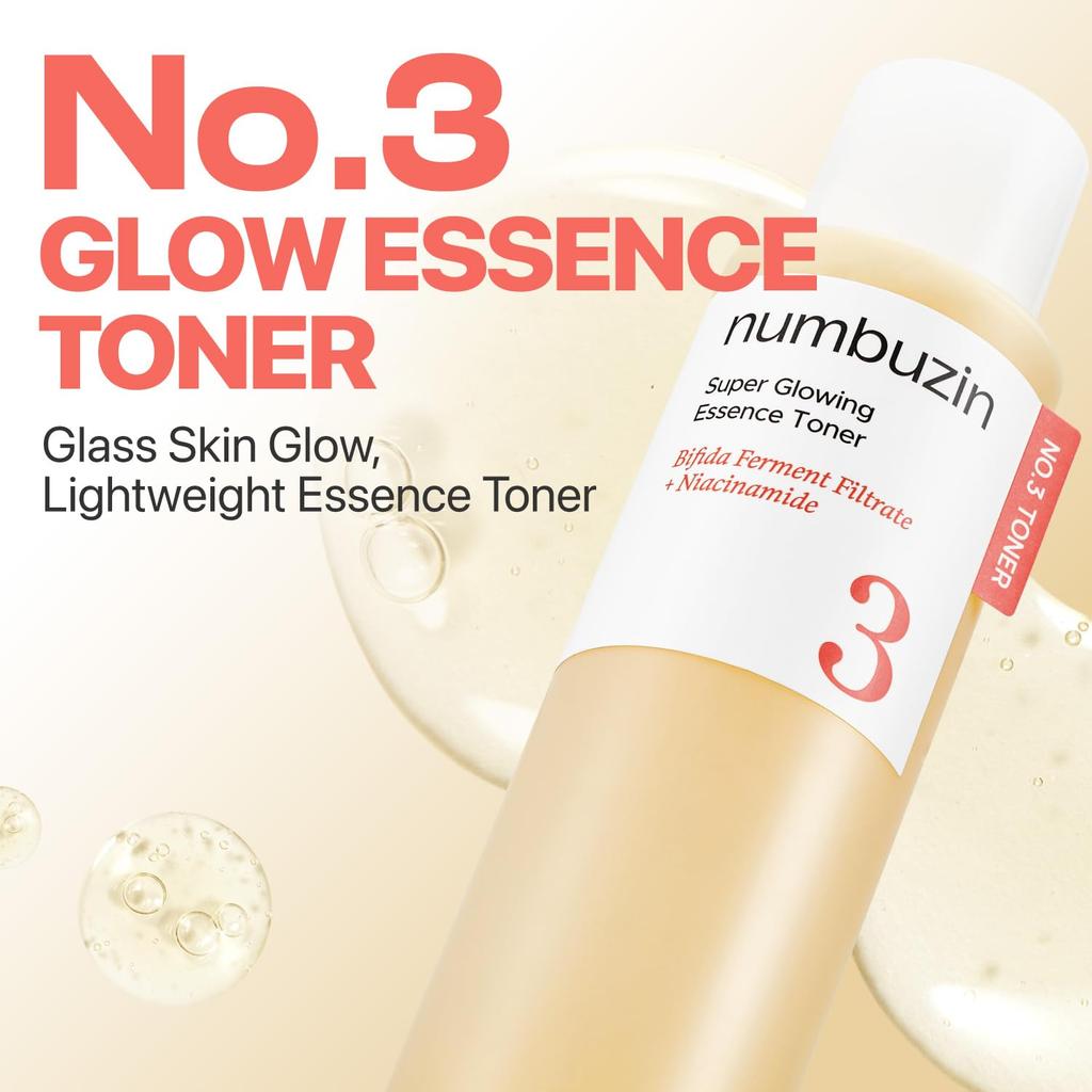 NUMBUZIN No.3 Super Glowing Essence Toner (Renewal) 200ml