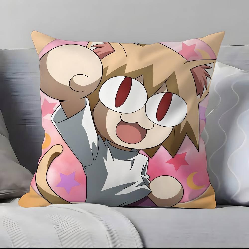 Neco Arc F-F-Lustig M-Meme K-Kawaii Kissenbezug Kissenbezug Weich Hautfreundlich & Bequem Mit einem Verdeckten Reißverschluss