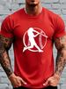Unisex Summer Short Sleeve T Shirt Baseball Batter Silhouette Graphic Tee Crew Neck Sports Fan Casual Streetwear Unisexs Fashion Top