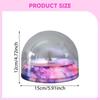 Motion Toy Rotating Decor Educational Art Craft with Colorful Light Transparent Cover for Cabinet
