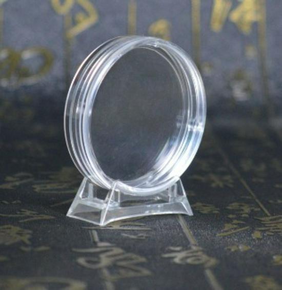 Silver Dollar Zodiac Commemorative Coin Transparent Protective Box