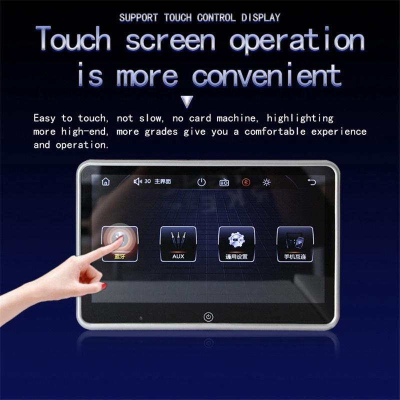 12V 10.1 Inches Car Headrest Monitor Auto Multimedia MP4 MP5 Video Player TFT HD LCD Display Touch Screen bluetooth/USB/FM
