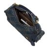 COACH PocketJuliet 30 Denim Quilted Detail Fabric Shoulder Bag Large Women's Dark Indigo