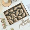 12Pcs/Set 6CM Velvet Christmas Ball Ornament Shatterproof Plastic Reusable Holiday Xmas Tree Hanging Flocked Ball Decoration Pendant