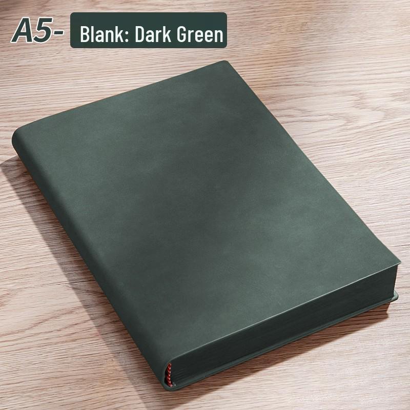 A5 Premium Soft Cover Business Meeting Notebook - Sheepskin, Thickened, 20 Sheets