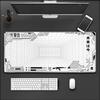 Mausepad Perspective Grid Desk Mat Gaming Mat Pad on The Table Office Gamer Accessorie Keyboard Mat White Mouse Pad Mouse Carpet