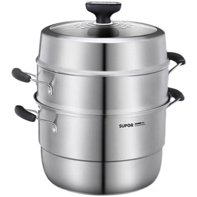 SUPOR 304 Stainless Steel Steamer Pot