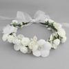 Floral Fabric Wreath Headband for Bridal & Beach Photography