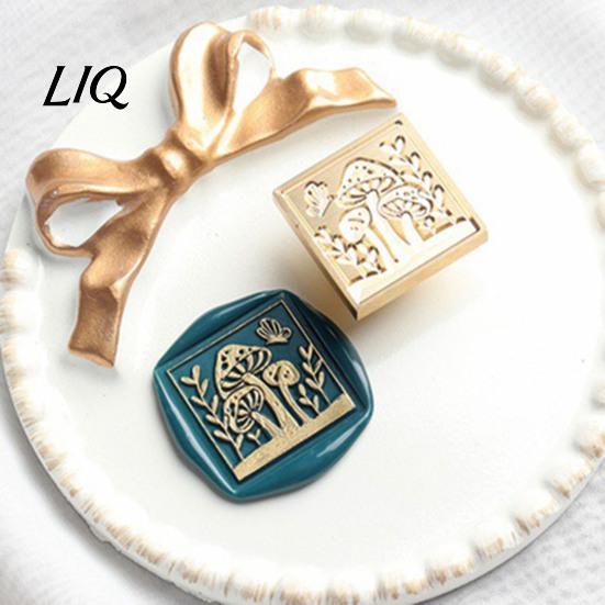 Timbro Decorativo per Scrapbooking Timbro a Sigillo di Cera in Rilievo, Sigillo in Lega di Zinco con Vari Motivi per Craft Journaling Inviti di Matrimonio Buste