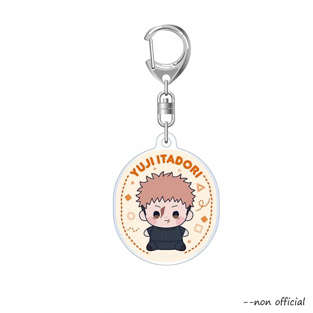 

For Anime JJK Fushiguro Megumi Gojo Satoru Zenin Mai Nanami Kento Itadori Yuji Acrylic KeyChain Backpack Accessories Pendant