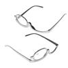 Make-up Lesebrille Tragbare Vergrößerungs-Alterssichtigkeit Lesebrille Aufklappbar Drehbar Einzellinse