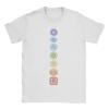 Chakras Spiritual Meditation Zen Om Buddhism Energy  Unisexs T Shirts  Leisure Tees Short Sleeve Crewneck TShirt