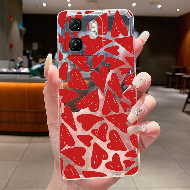 For Infinix Smart 9 X6532 Case Infinix Hot 50i Cover X6531 X6531B Silicone Luxury Dragon Cute Cool Boys Girls Transparent Bumper