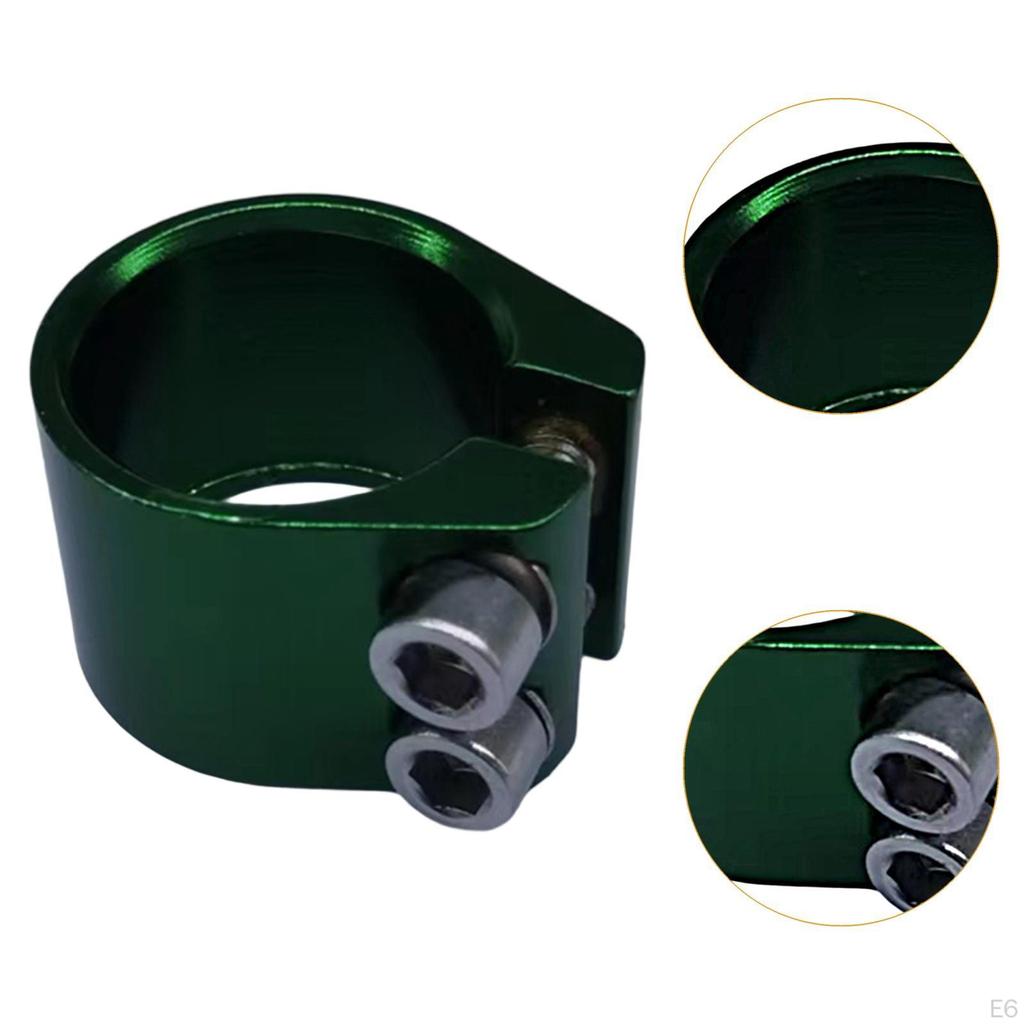 Seat Tube Clamp 1.13 inch High Performance Easy to Install Component Cycling Tightener Clip Road