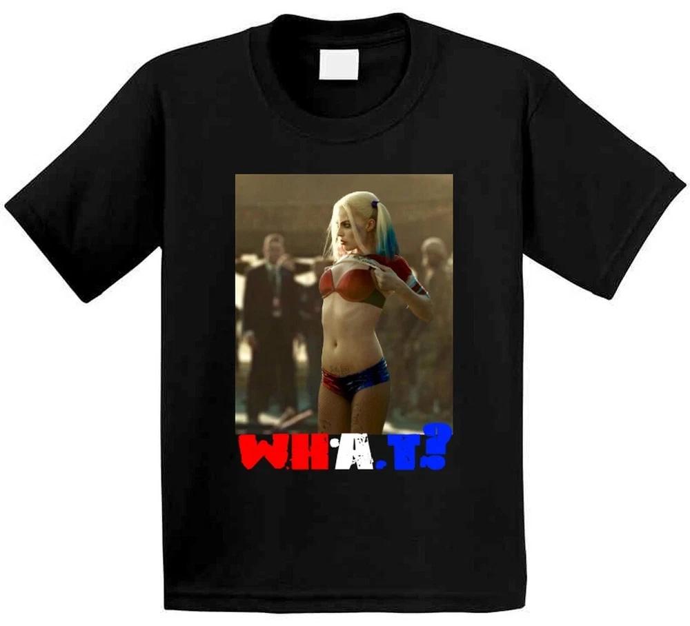 Harley Quinn Margot Robbie Comic Book Movie Suicide Squad T Shirt S