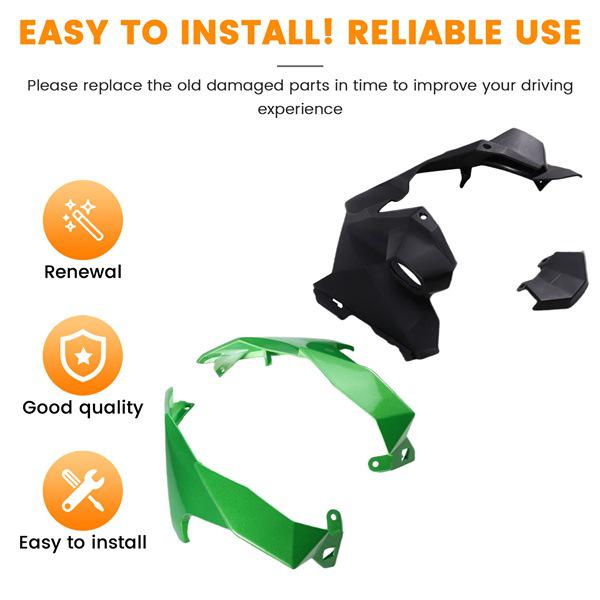 Headlight Frame for 2019-2023 Kawasaki Z250, Z400, Z650, Z900, KLR650