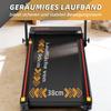 Electric Treadmill, Foldable for Home Up To 12 Km/h, with App, Remote Control and LED Display, Adjustable Incline, Up To 120kg, LED Display, 0.75 HP