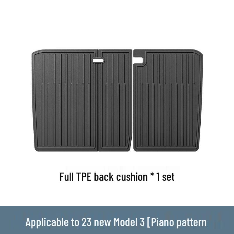 Eco-Friendly TPE Floor Mats for 2023 Tesla Model 3 - All-Weather Piano Style