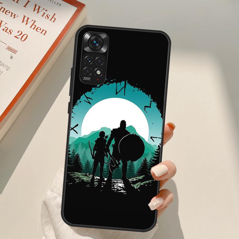 Funda de God of War Para Xiaomi Redmi Note 11 Pro 8 9 11S 10S 9S Note 10 Pro Cubierta Para Redmi 10 10C 9A 9C