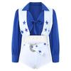 Football Cheerleader Match Girl Performance Costume Set For Performances Stage