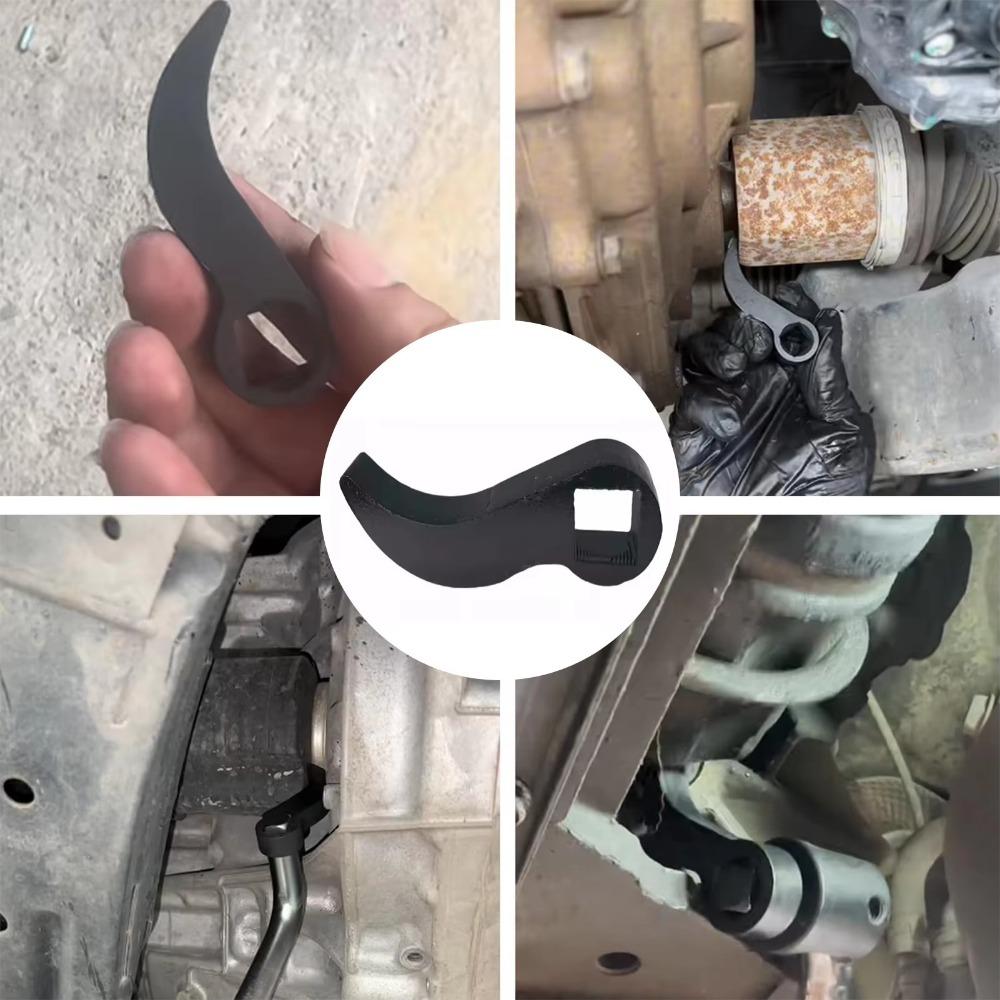 Bull Horn Pry Bar Adapter Head Tool Adjustable Angle Bar for 1/2 Ratchet Open-end Wrench Half Shaft Drive Shaft Disassembly Tool